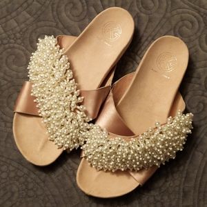 👑🩴Kurt Geiger pearl sandals🩴👑
